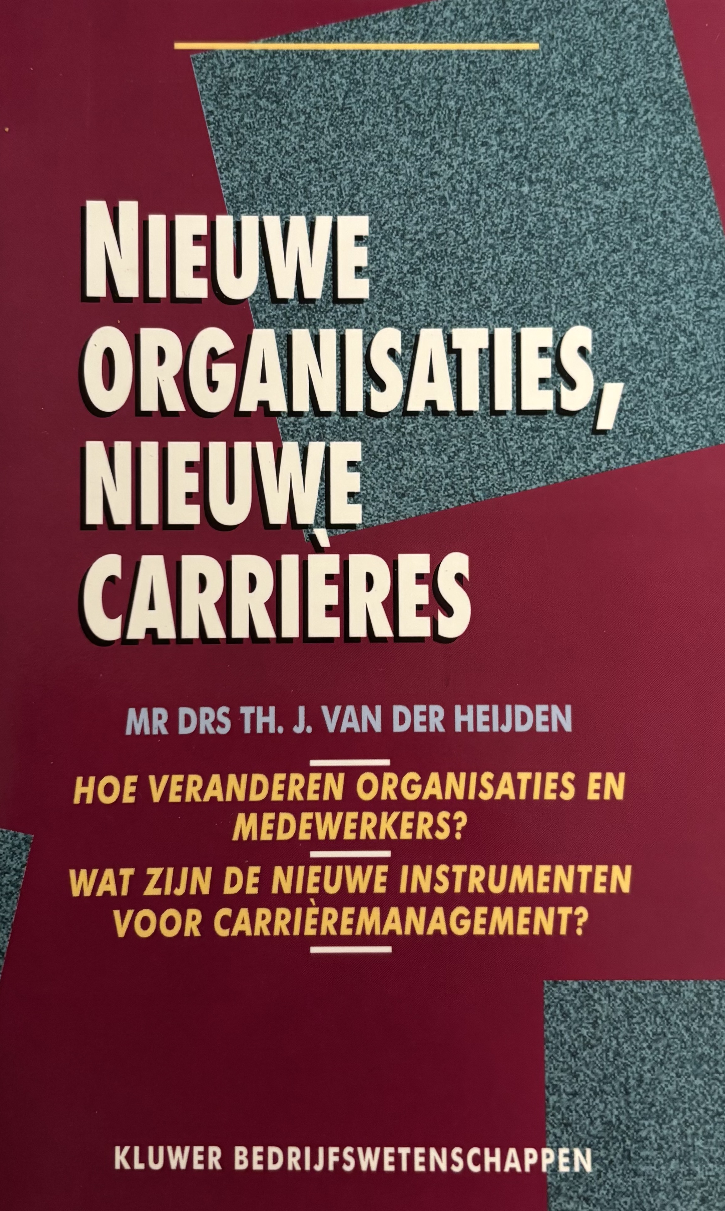 Cover van Nieuwe carrières